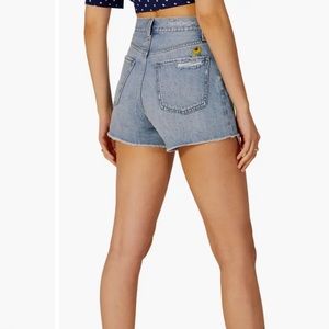 Favorite Daughter The Juni High Waist Cutoff Denim Shorts